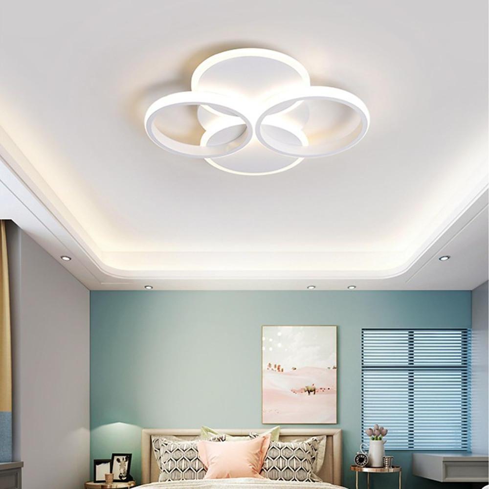 4 Circle Flush Mount Ceiling Light Geometrical LED