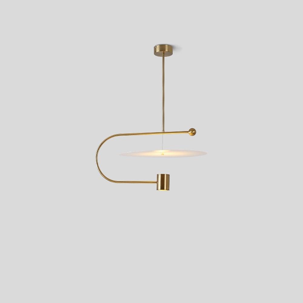 Globe Cylinder Pendant Lights Artistic Metal LED Light