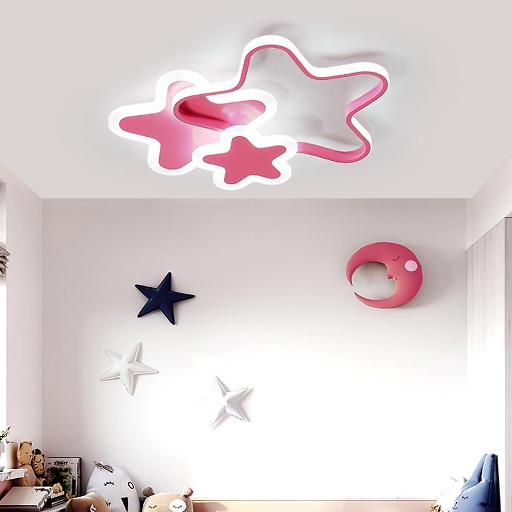 Triple Star Flush Mount Light LED Ceiling Light
