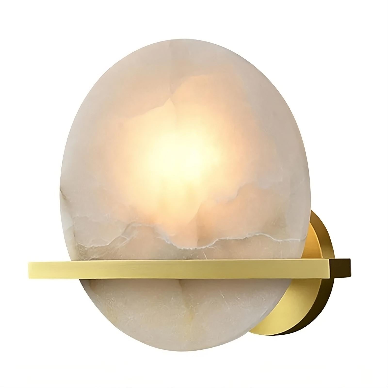 Natural Marble Wall Light Sconce detail view 5