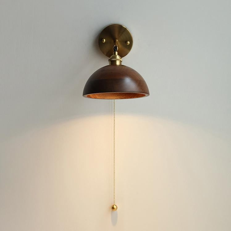 Walnut Glow Wall Lamp