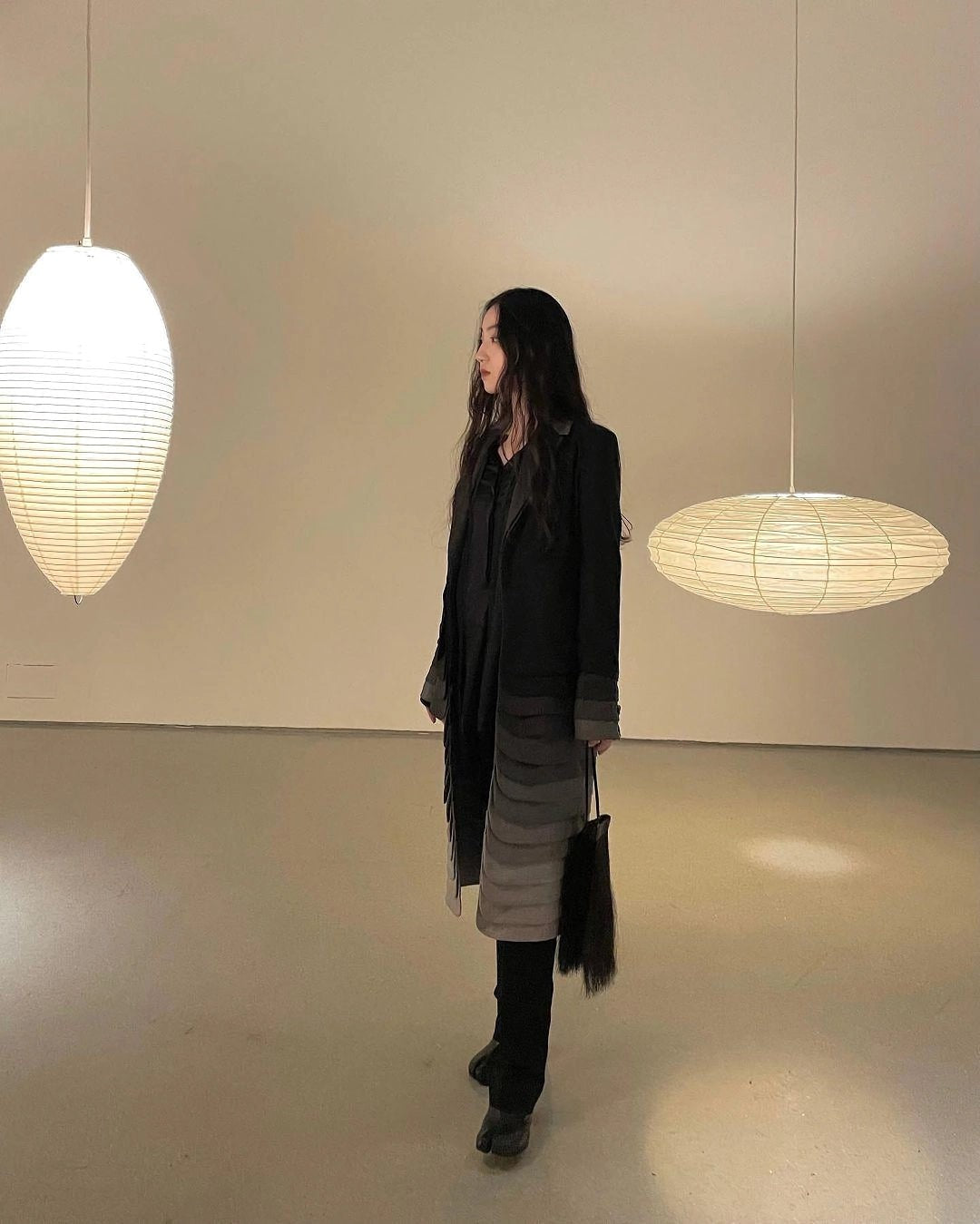 Washi Glow Paper Pendant