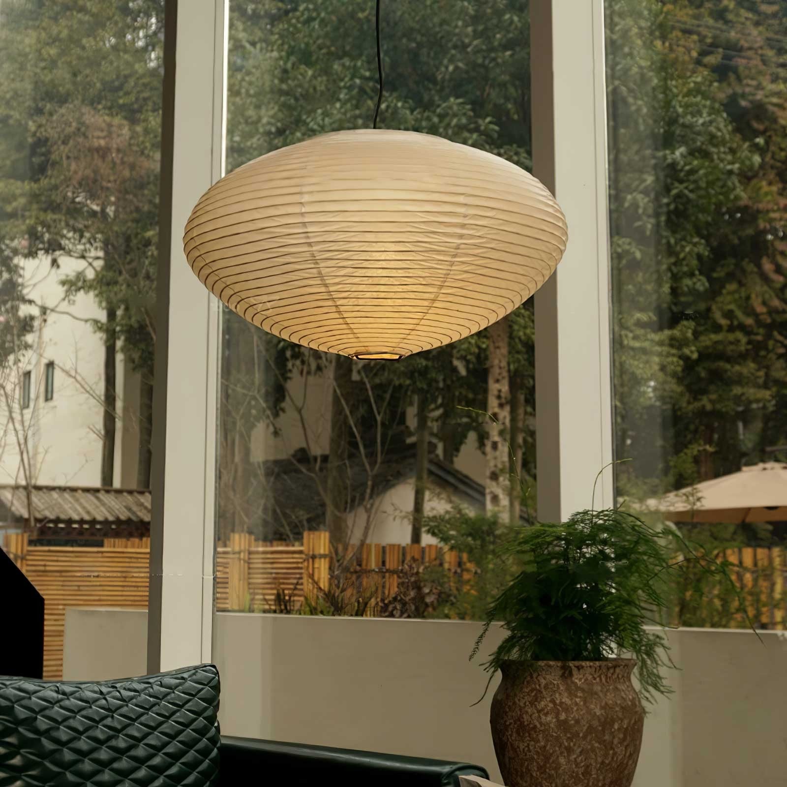 Washi Glow Paper Pendant