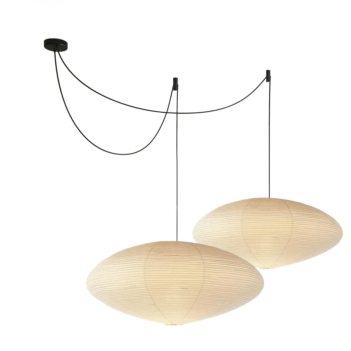 Washi Glow Paper Pendant