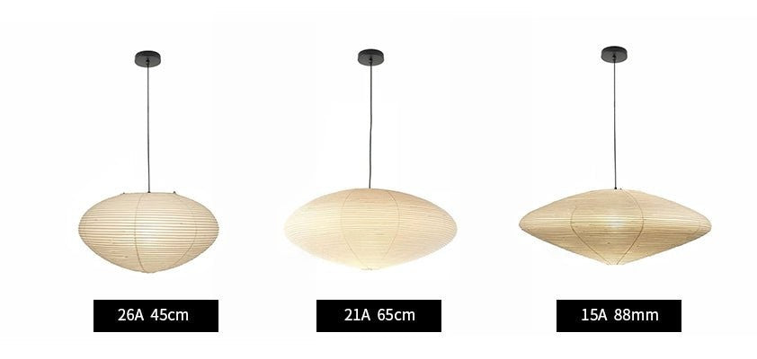 Washi Glow Paper Pendant