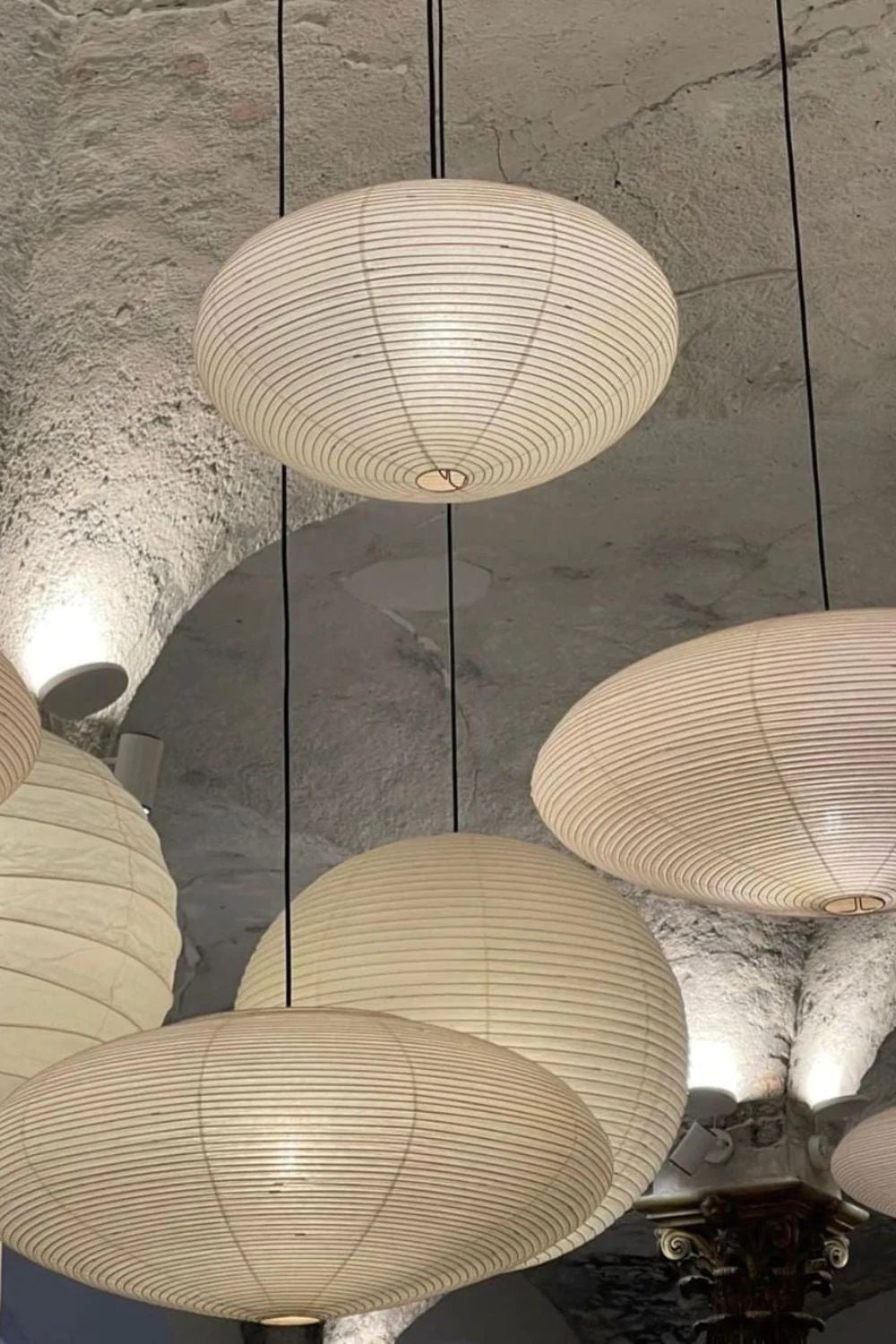 Washi Glow Paper Pendant