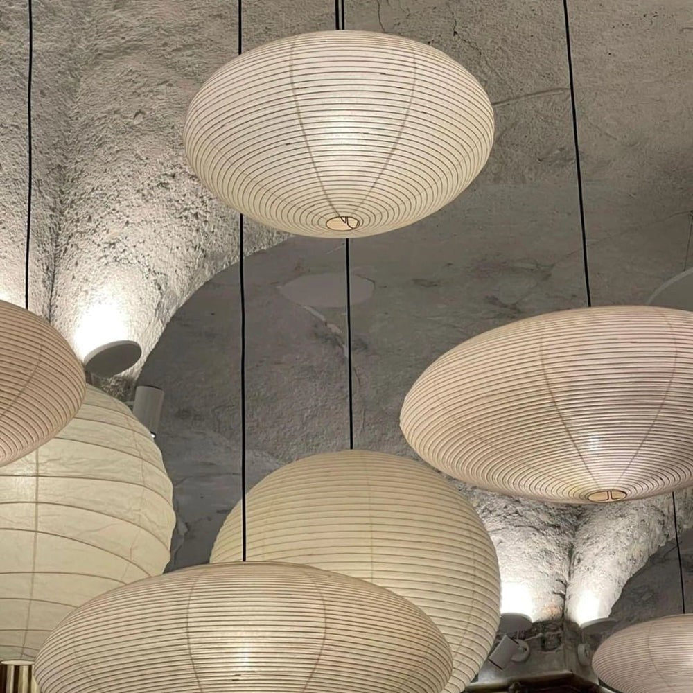 Washi Glow Paper Pendant