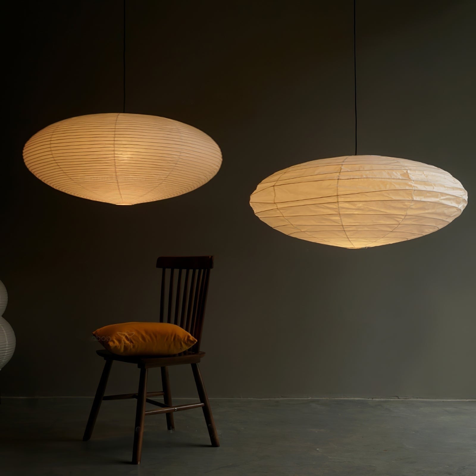 Washi Glow Paper Pendant