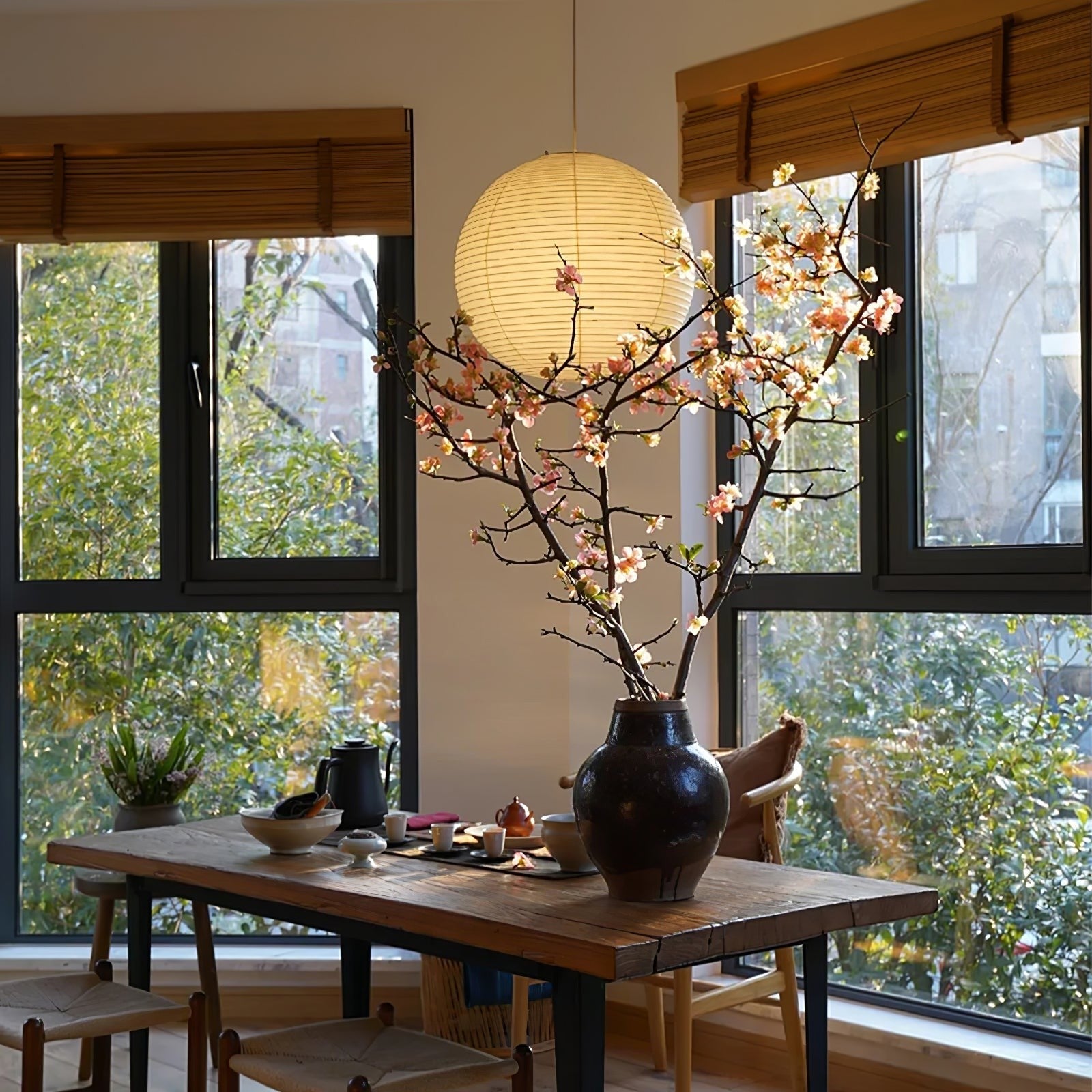 Washi Glow Paper Pendant Light