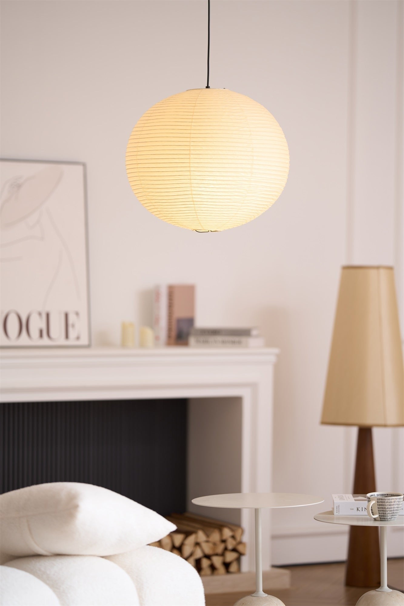 Washi Glow Paper Pendant Light