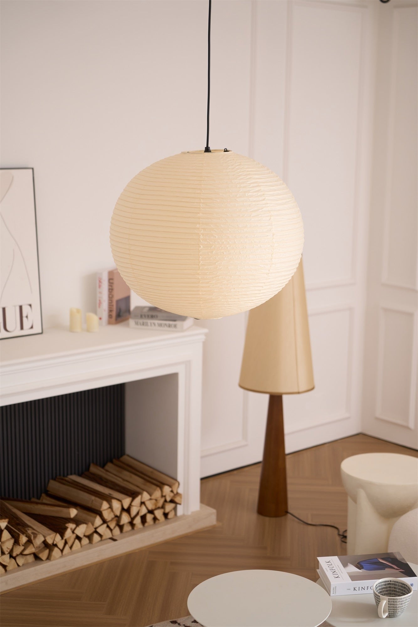 Washi Glow Paper Pendant Light