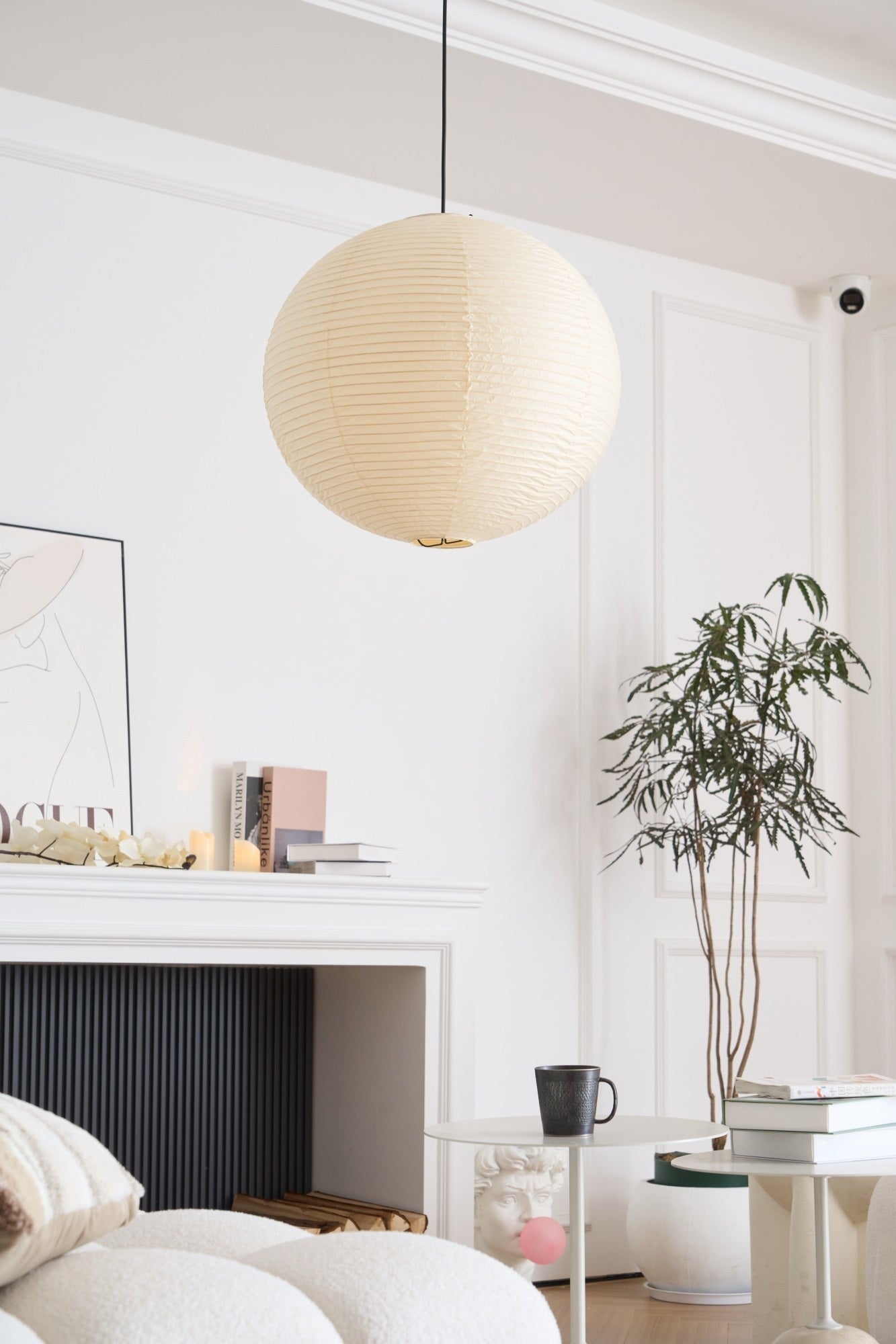 Washi Glow Paper Pendant Light