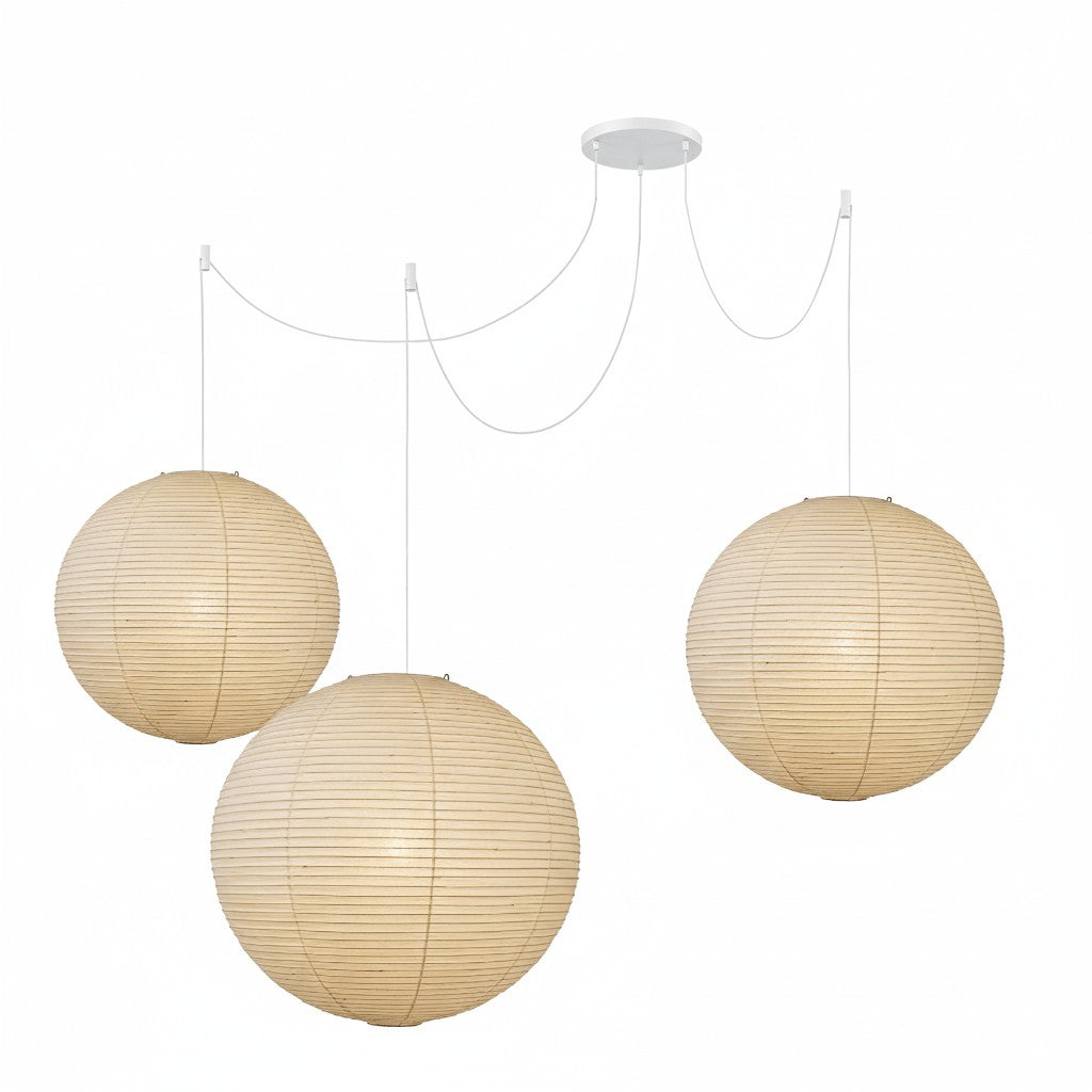 Washi Glow Paper Pendant Light