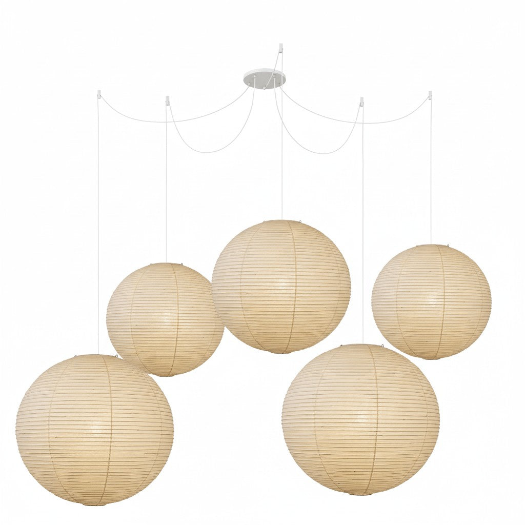 Washi Glow Paper Pendant Light