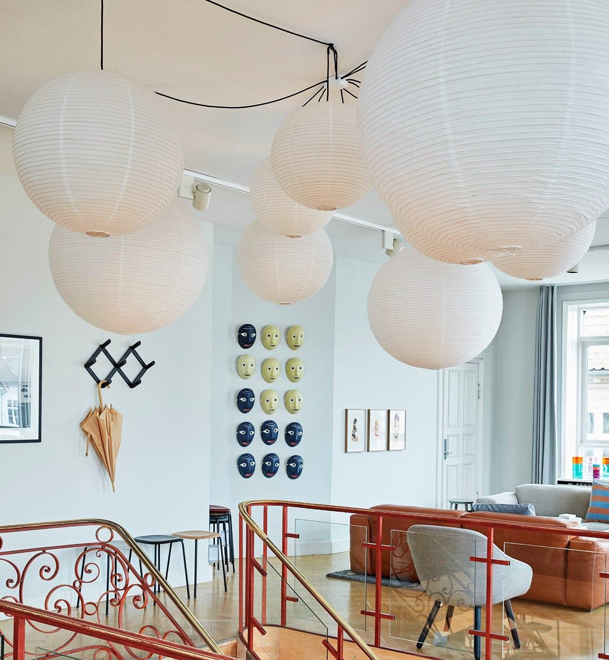 Washi Glow Paper Pendant Light
