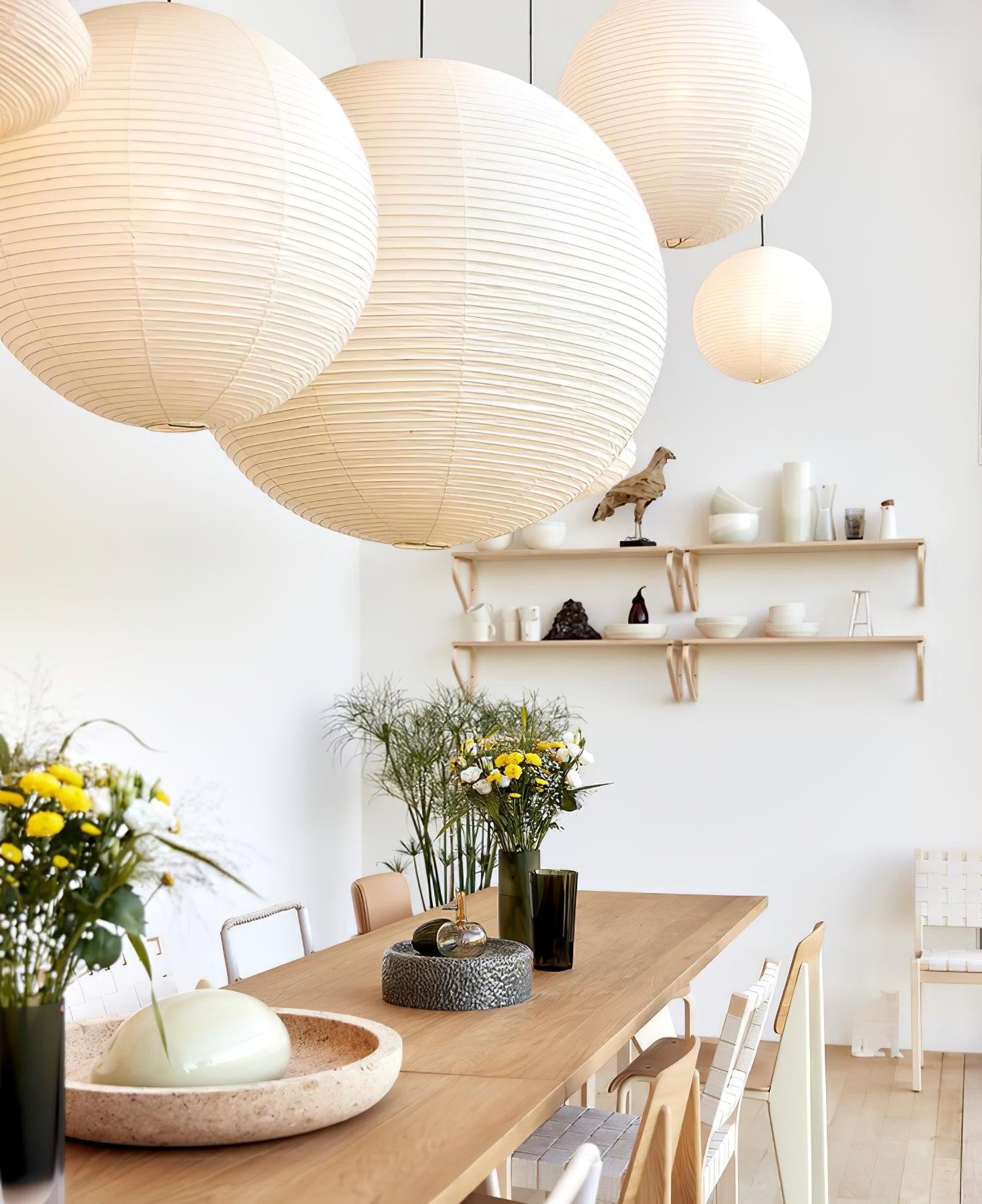 Washi Glow Paper Pendant Light