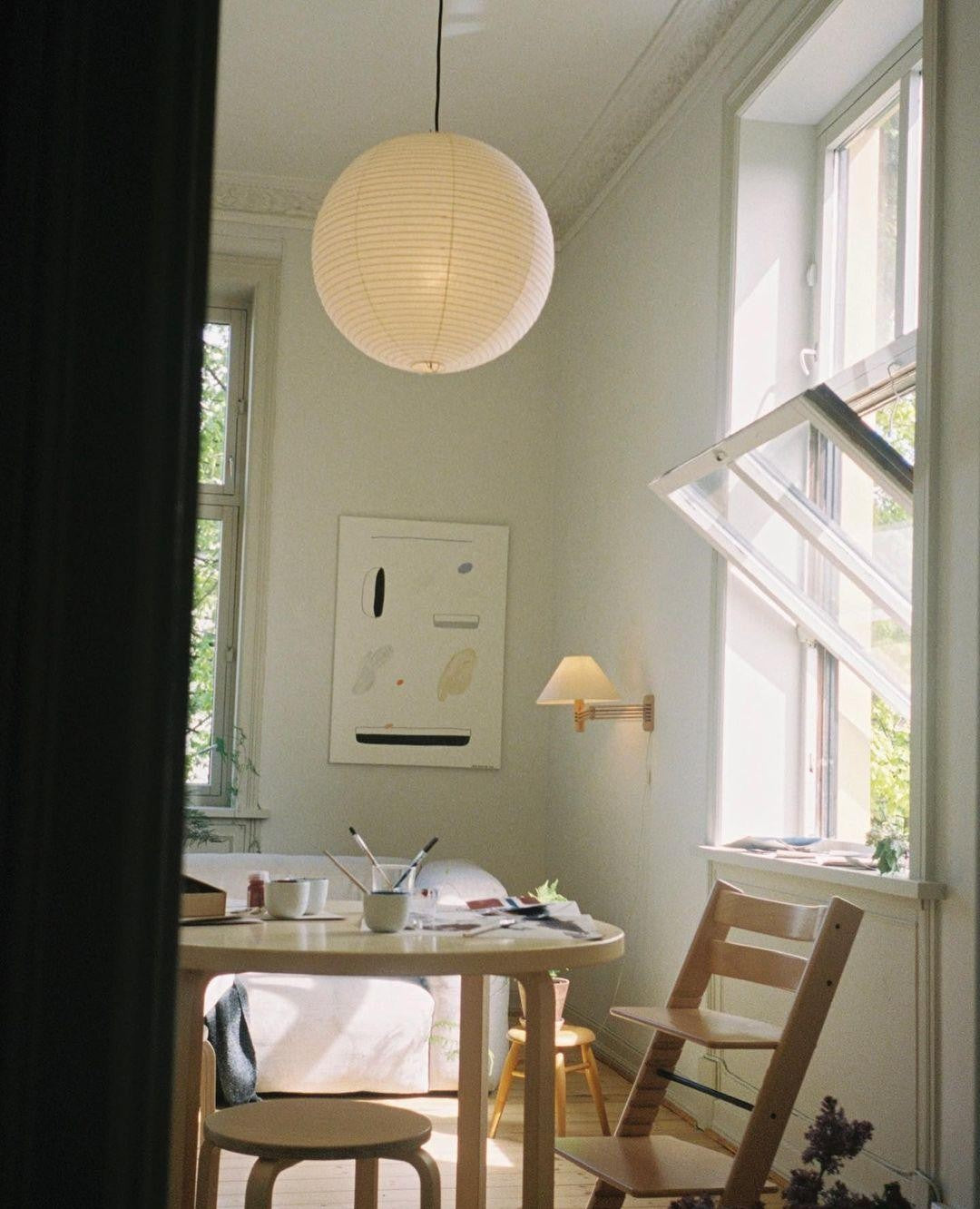 Washi Glow Paper Pendant Light