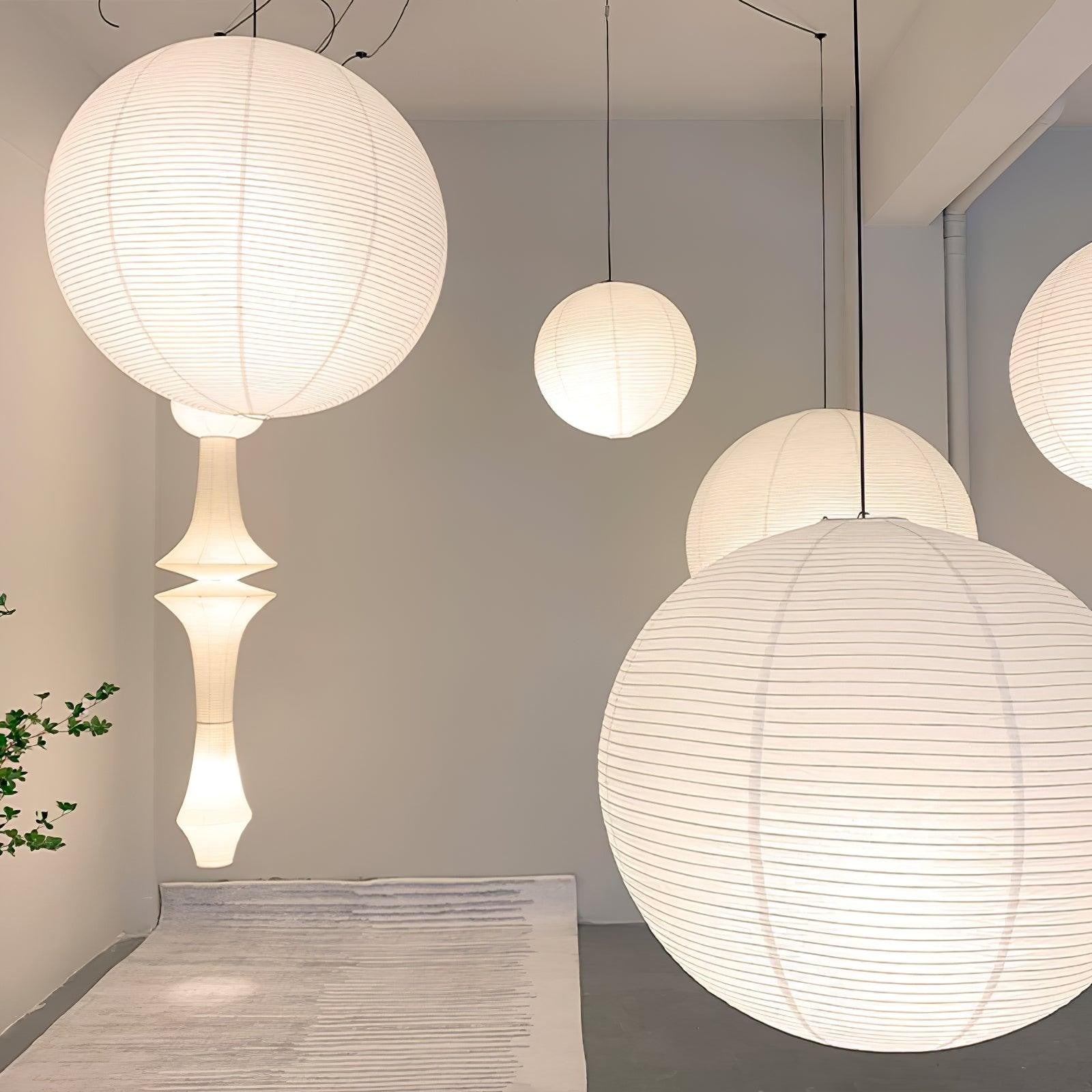Washi Glow Paper Pendant Light