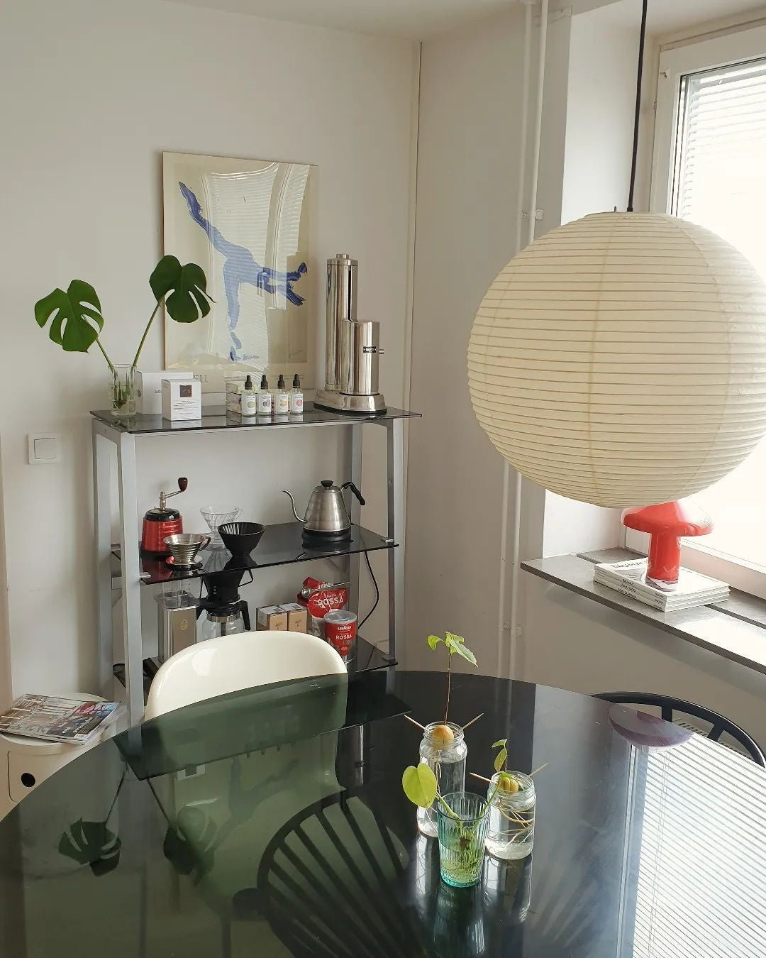 Washi Glow Paper Pendant Light
