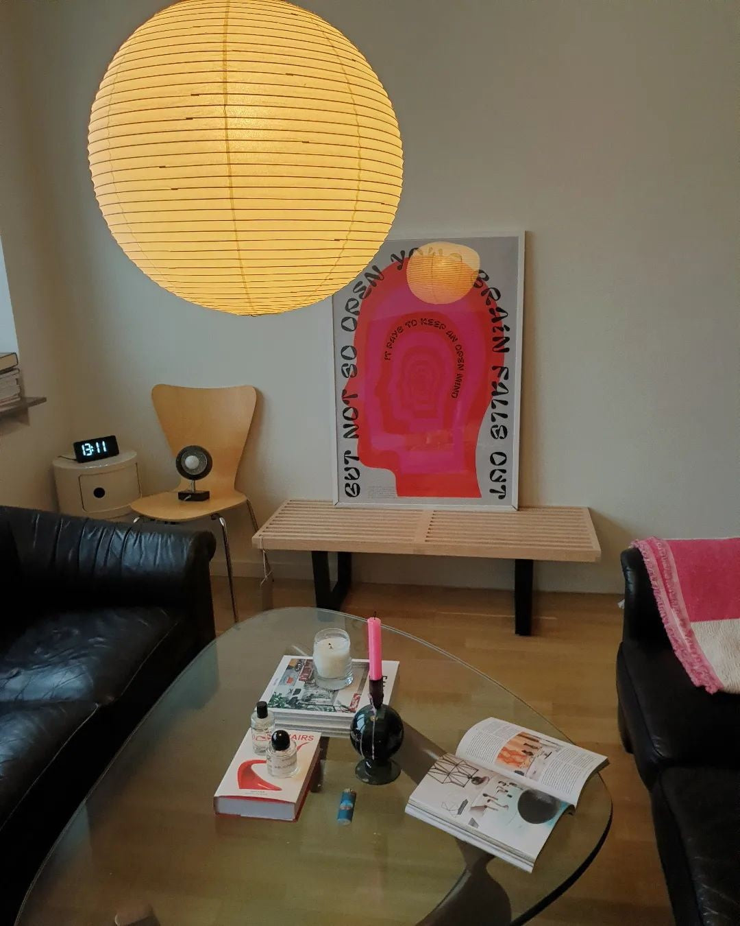 Washi Glow Paper Pendant Light