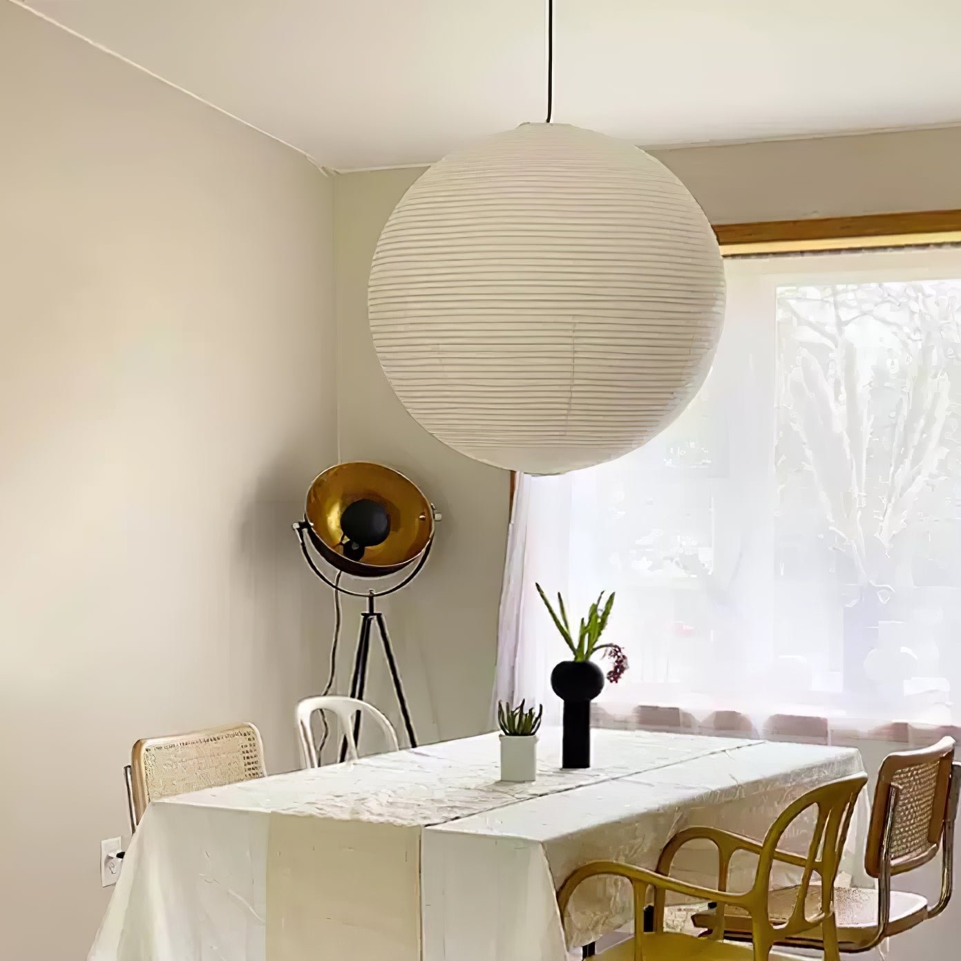 Washi Paper Round Series Ceiling Light