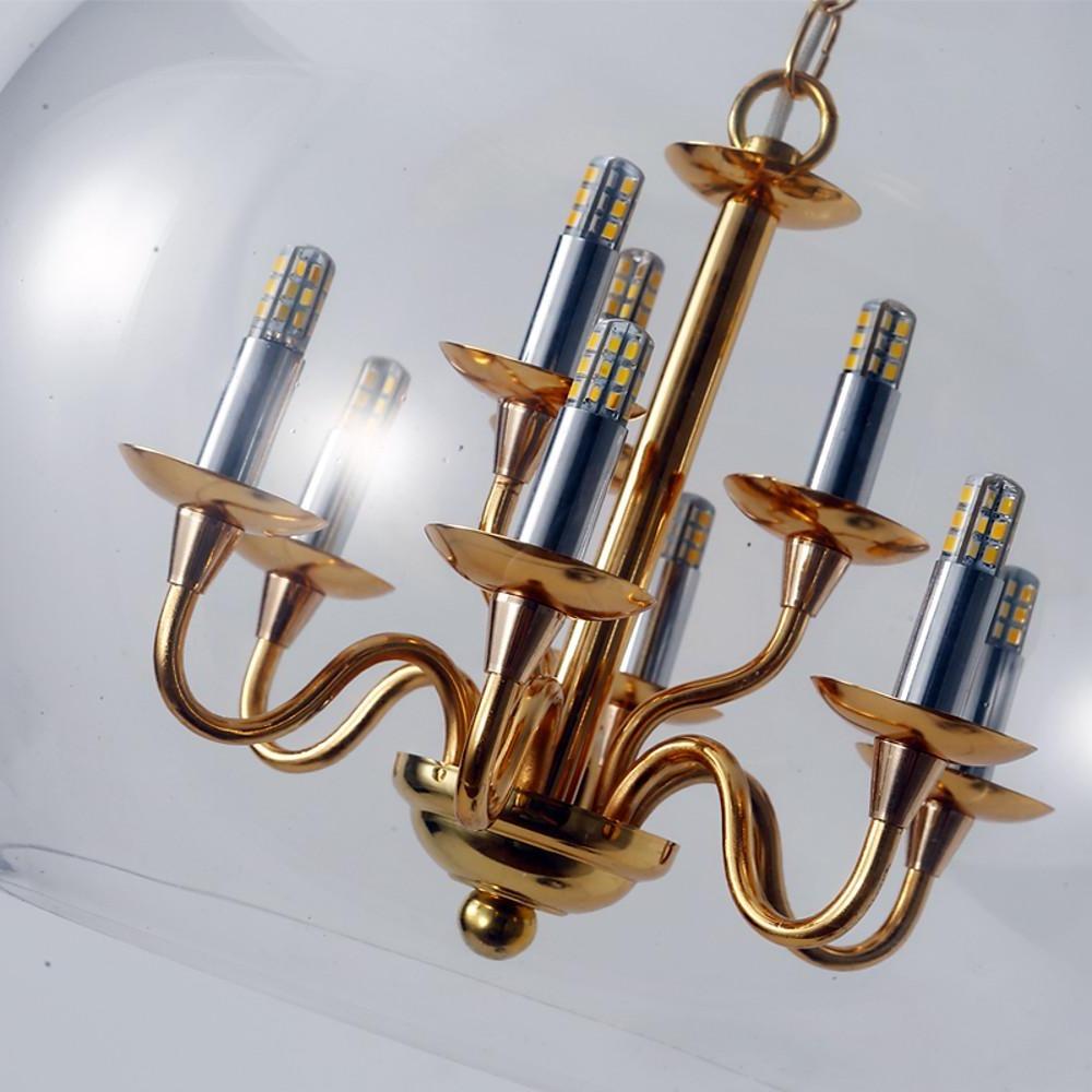 Metal Glass Adjustable Industrial Pendant Lighting