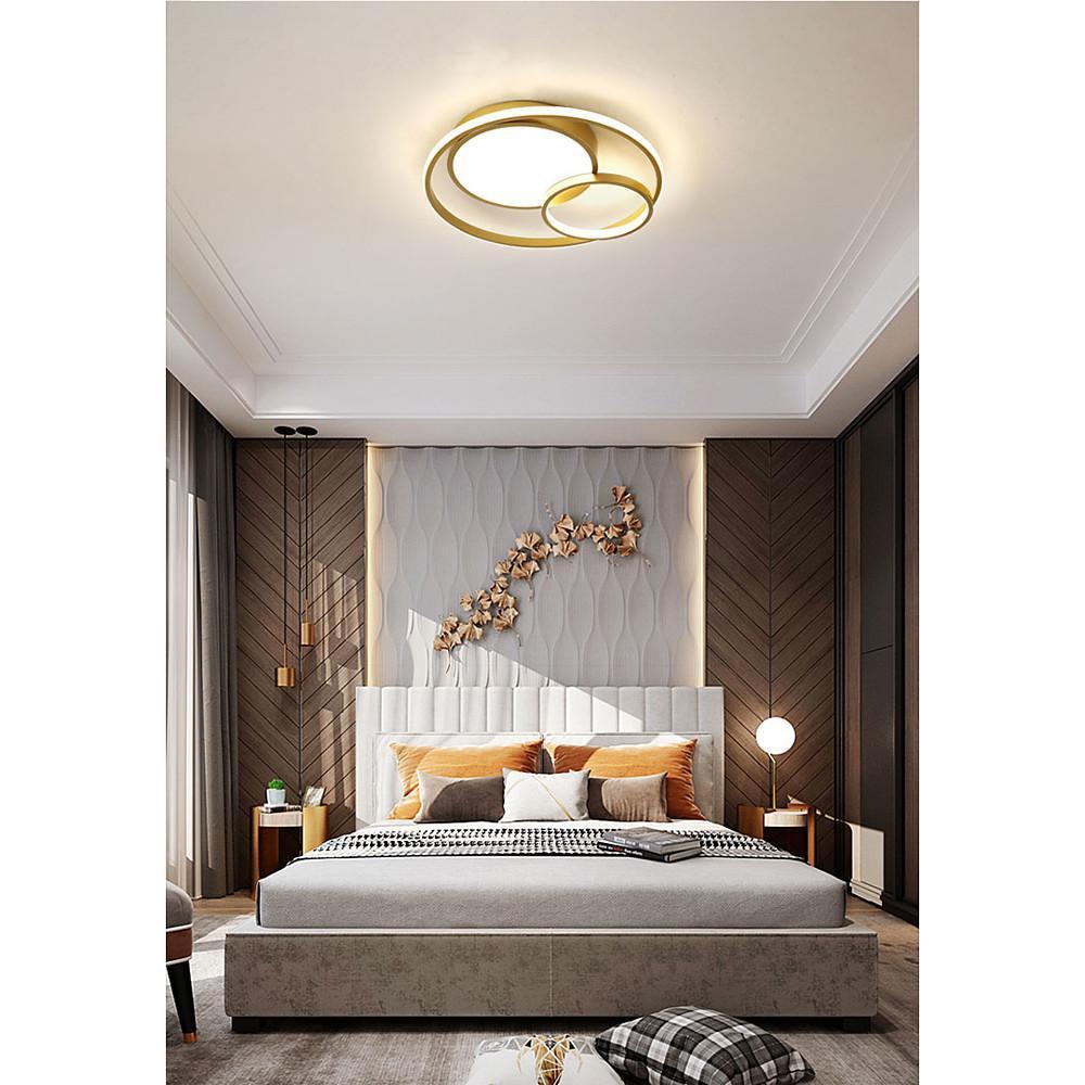 3 Ring Minimalist Acrylic LED Flush Mount Ceiling Light