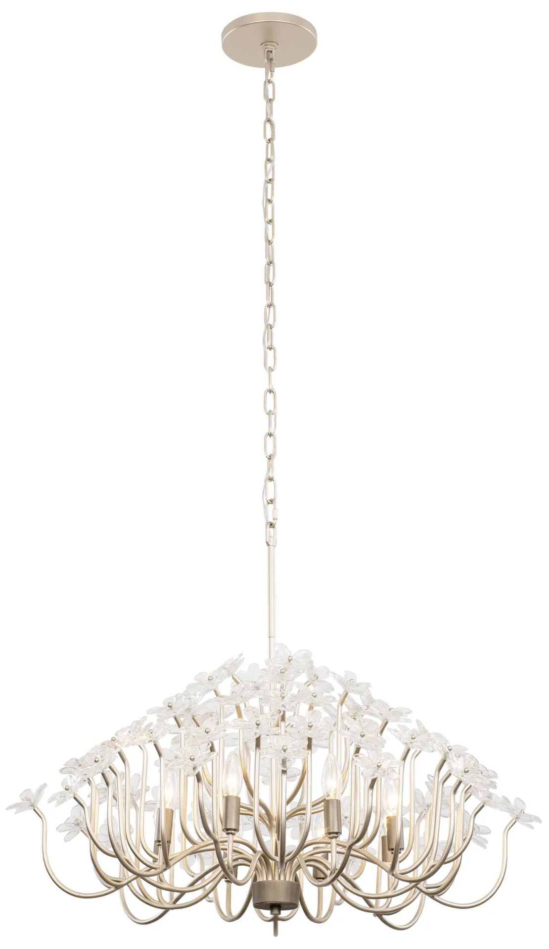 Wildflower 8-Light Chandelier Gold Dust/Artifact