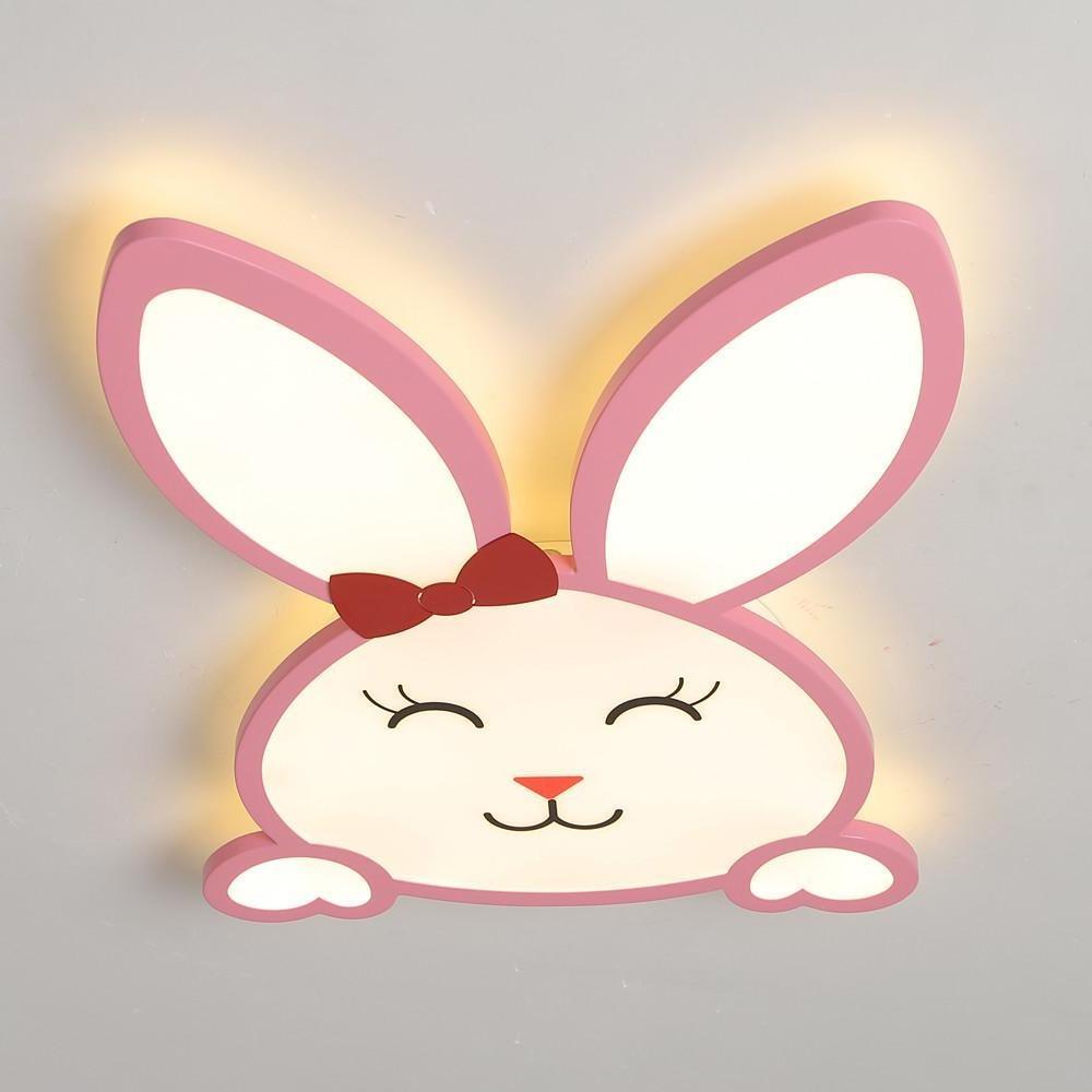 Novelty Bunny LED Flush Mount Ceiling Light for Baby