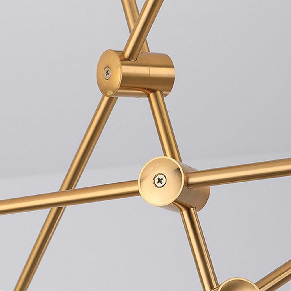Geometrical Gold Sputnik Chandelier Globe Chandelier