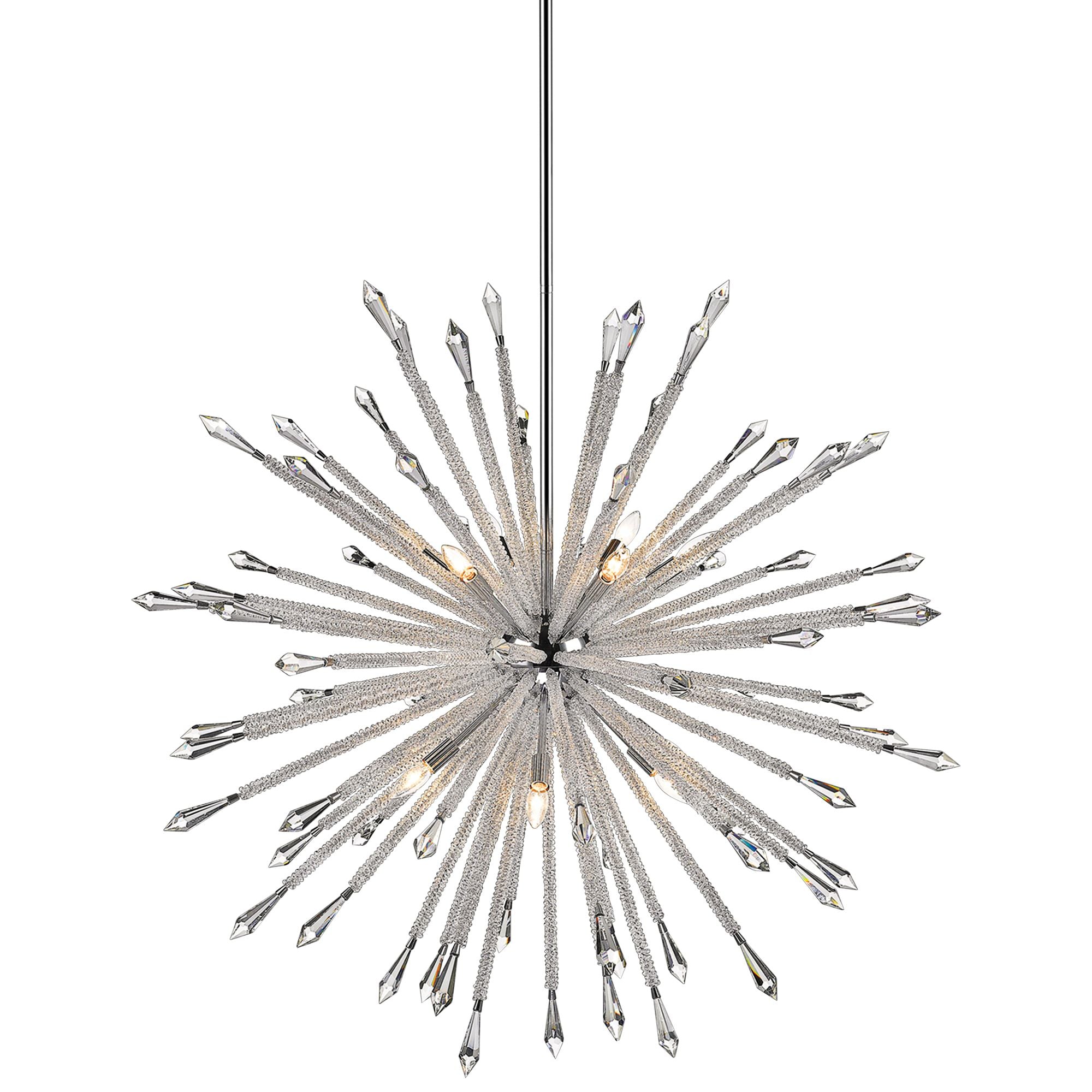 12-Light Chandelier in Chrome