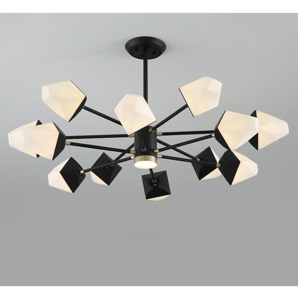 Geometrical Light Metal Acrylic Chandelier